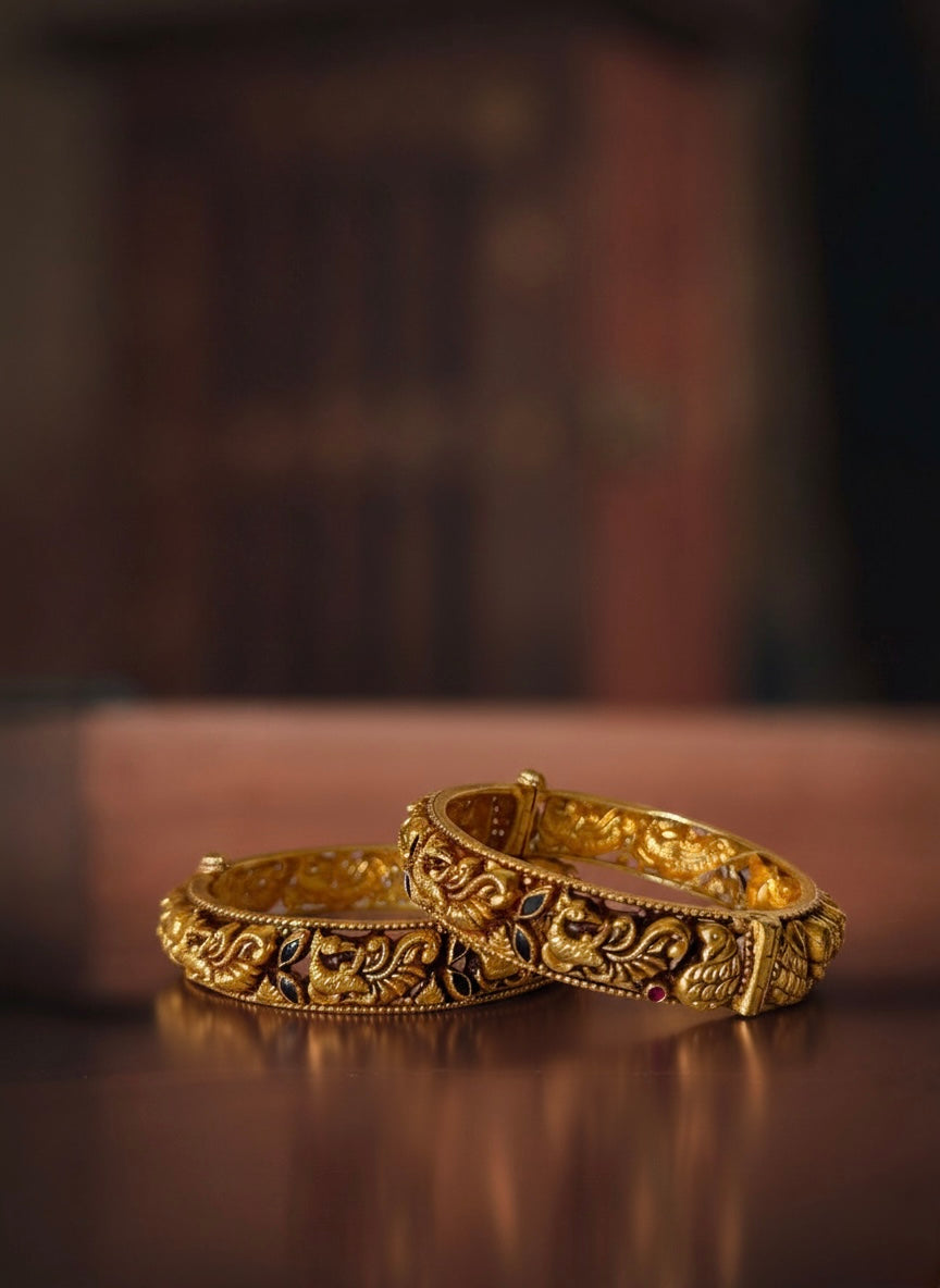 Peacock Design Bangles