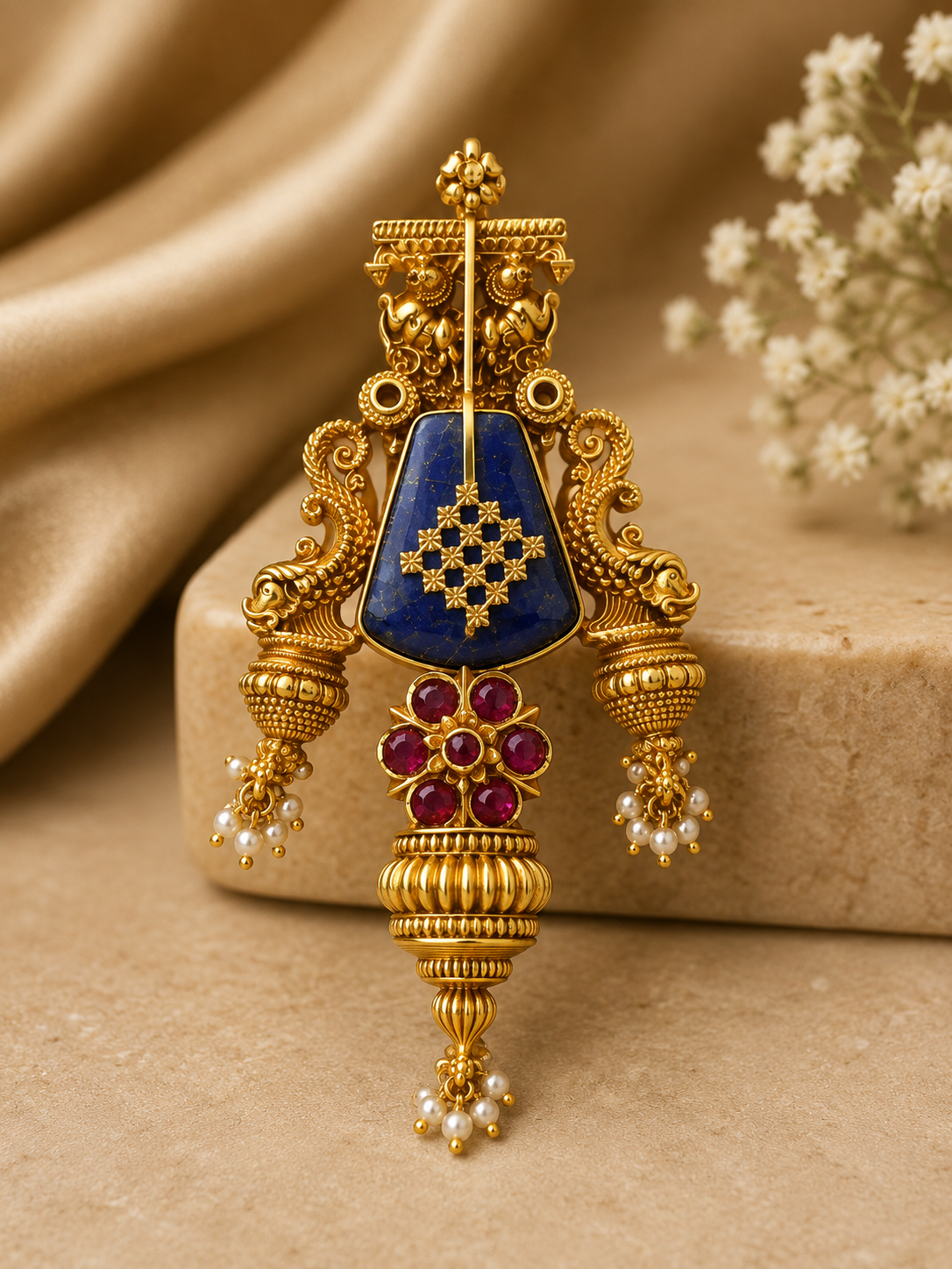 Mossonite pendant