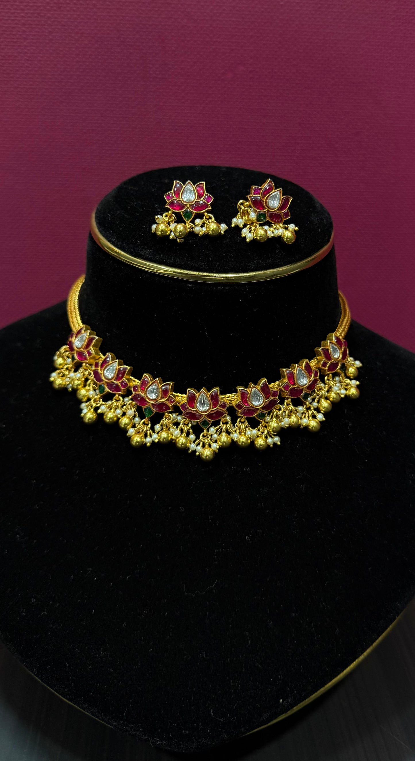 Unique Necklace With Earrings