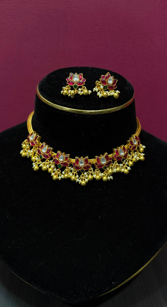 Unique Necklace With Earrings
