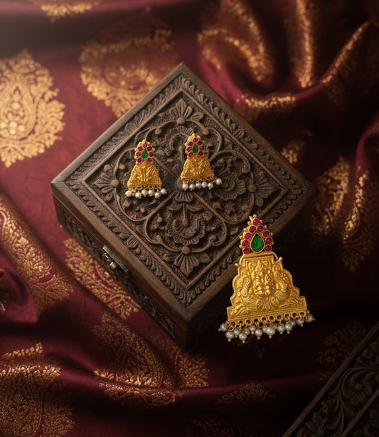 Triangle Shape Pendent Set