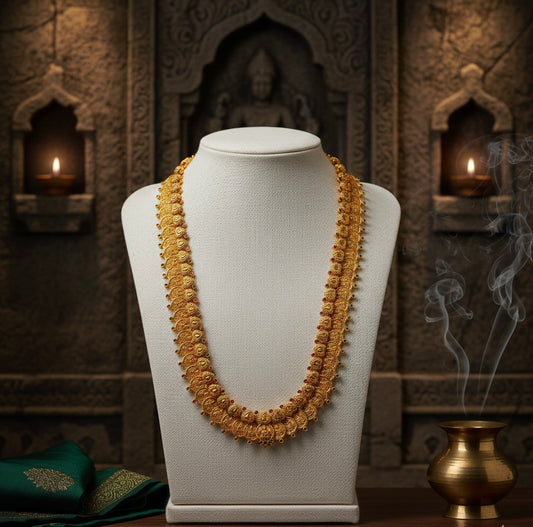 Coin Shape  Kasin Necklace