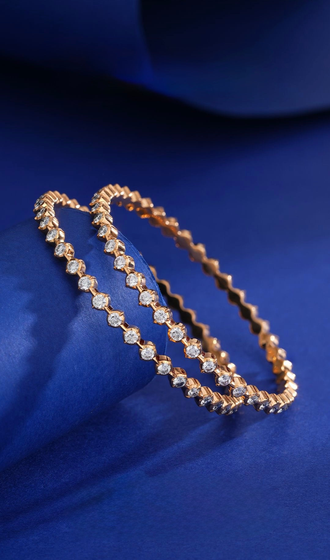 White Stone Bangle