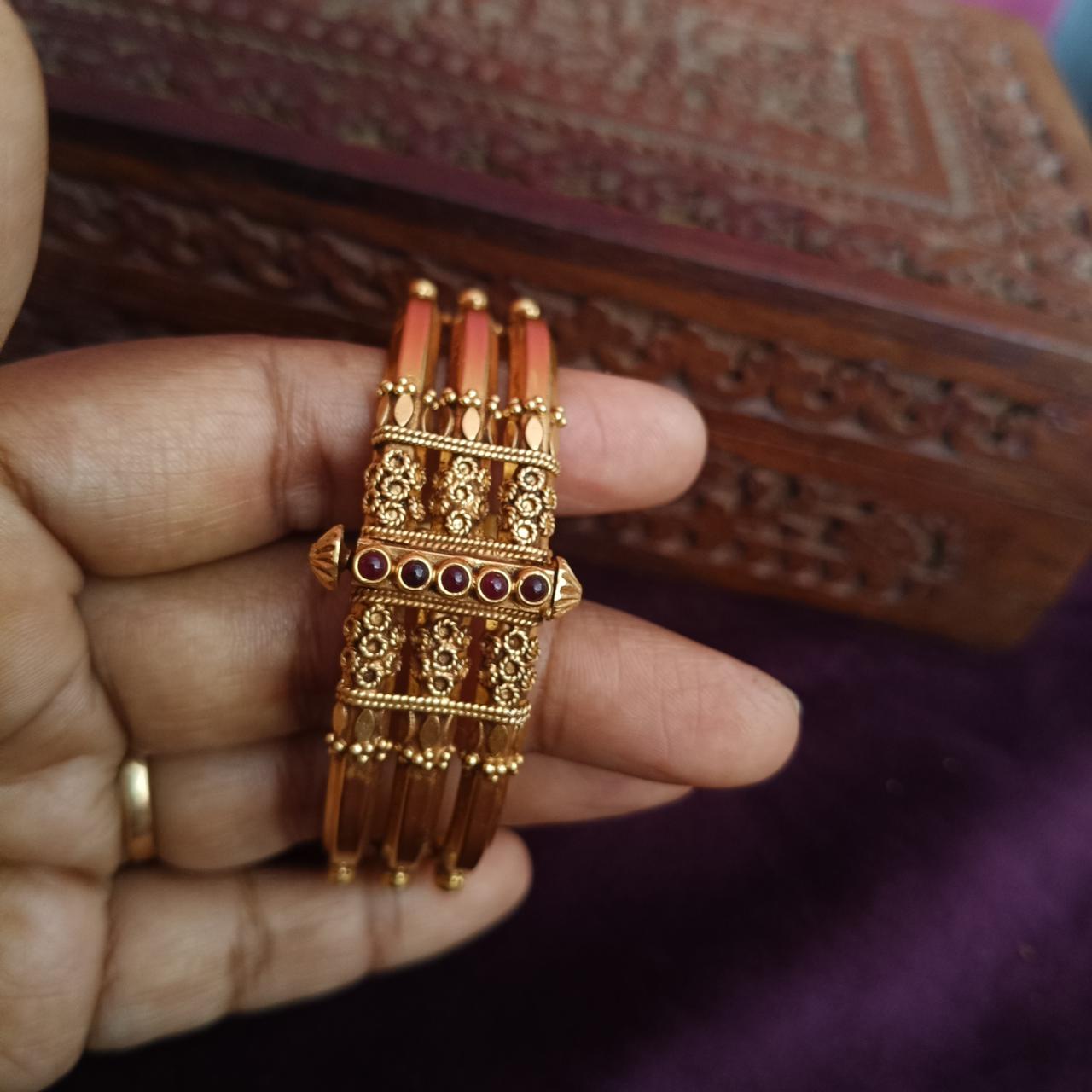 Three line bangle