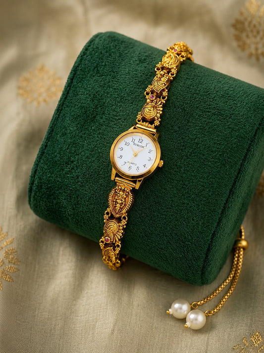 White Silver Watch