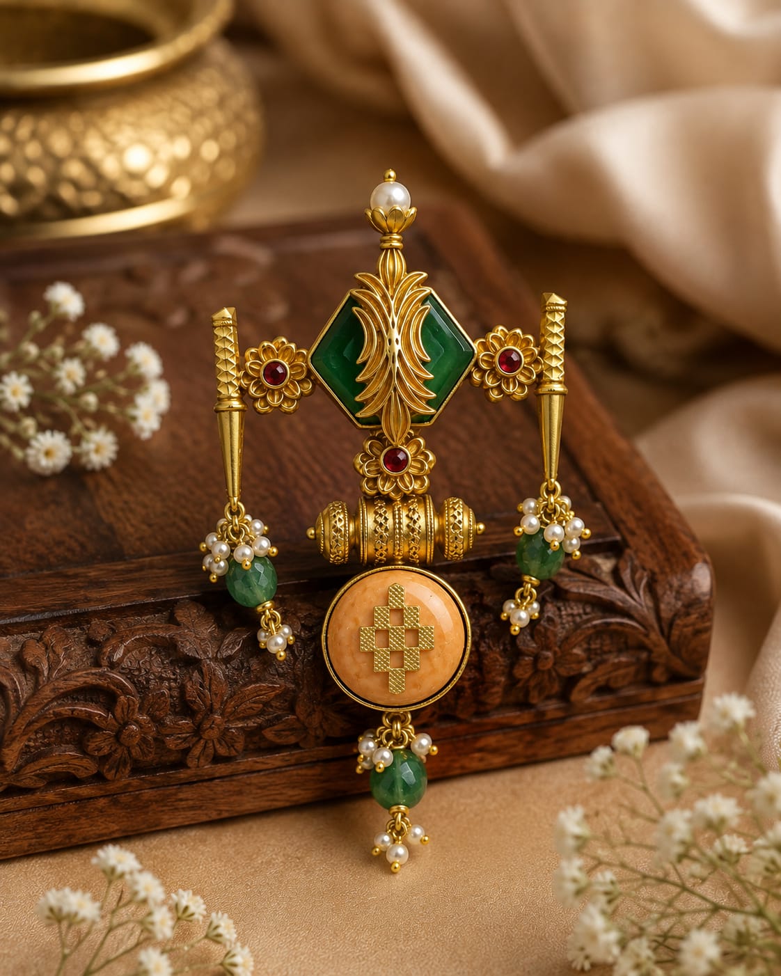 Mossonite pendant