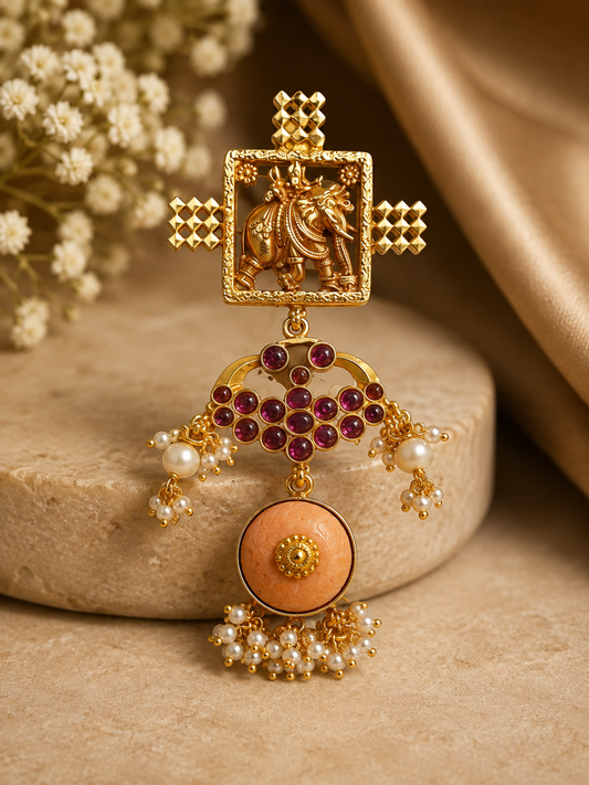 Mossonite pendant